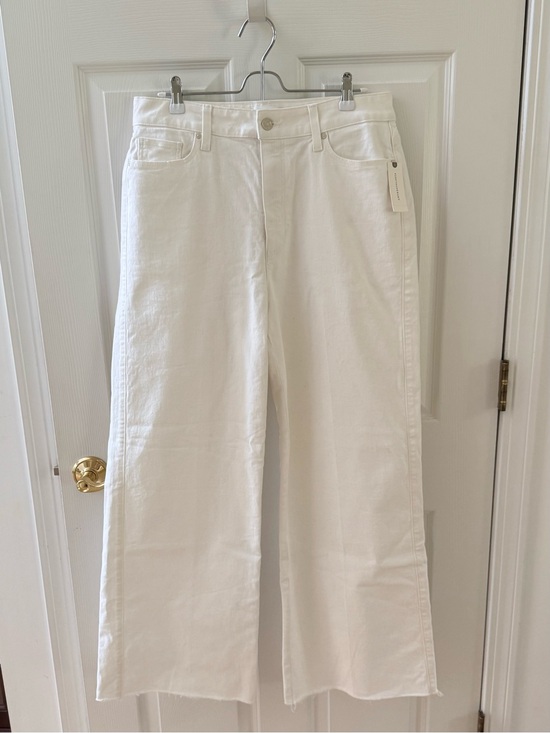 PAIGE Denim - PAIGE NWT - White Wide-Leg Crop Jeans